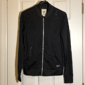 Adidas fishnet crewneck “jacket/sweater”